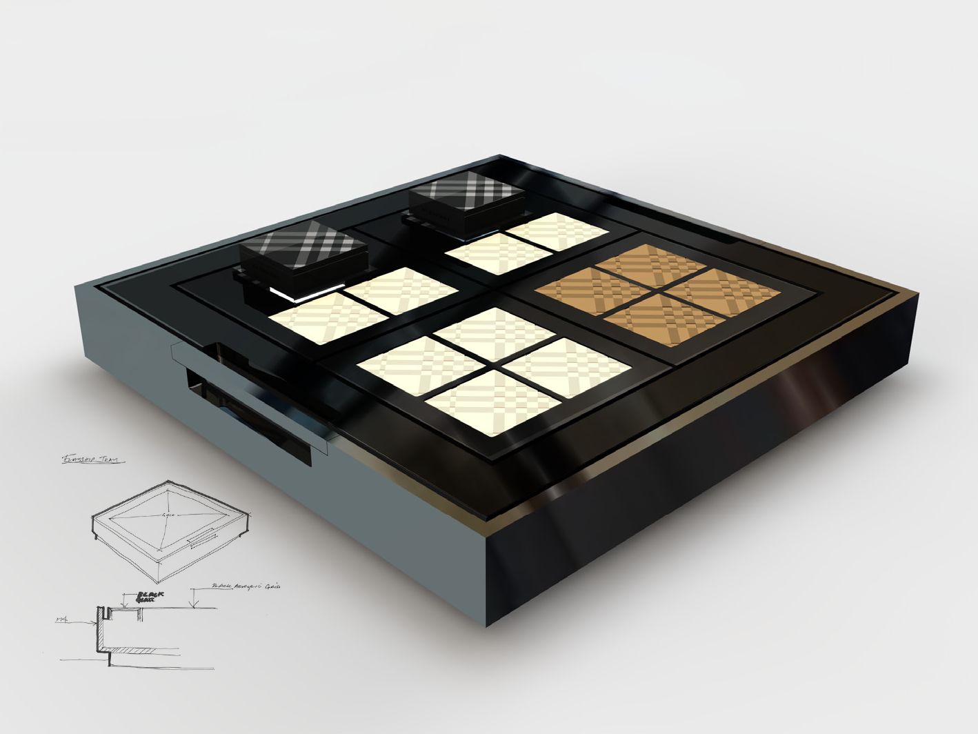 Burberry Beauty retail display concept