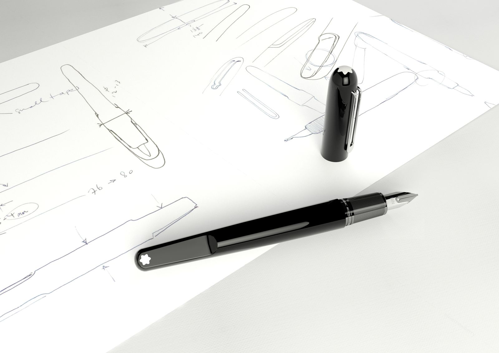 Montblanc product visualisation scene