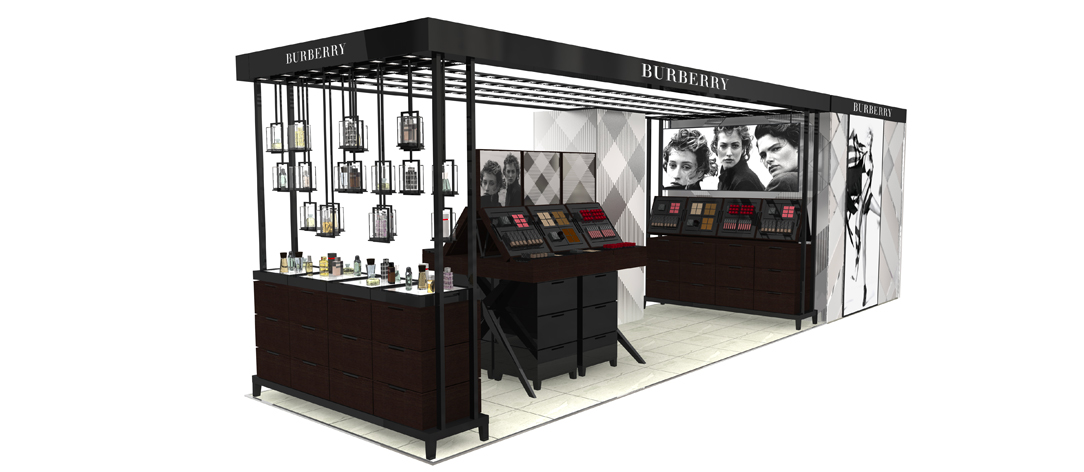 3D visualisation scene for retail design