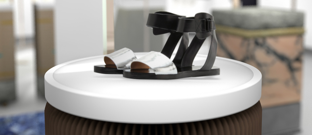 Virtual reality showroom environment