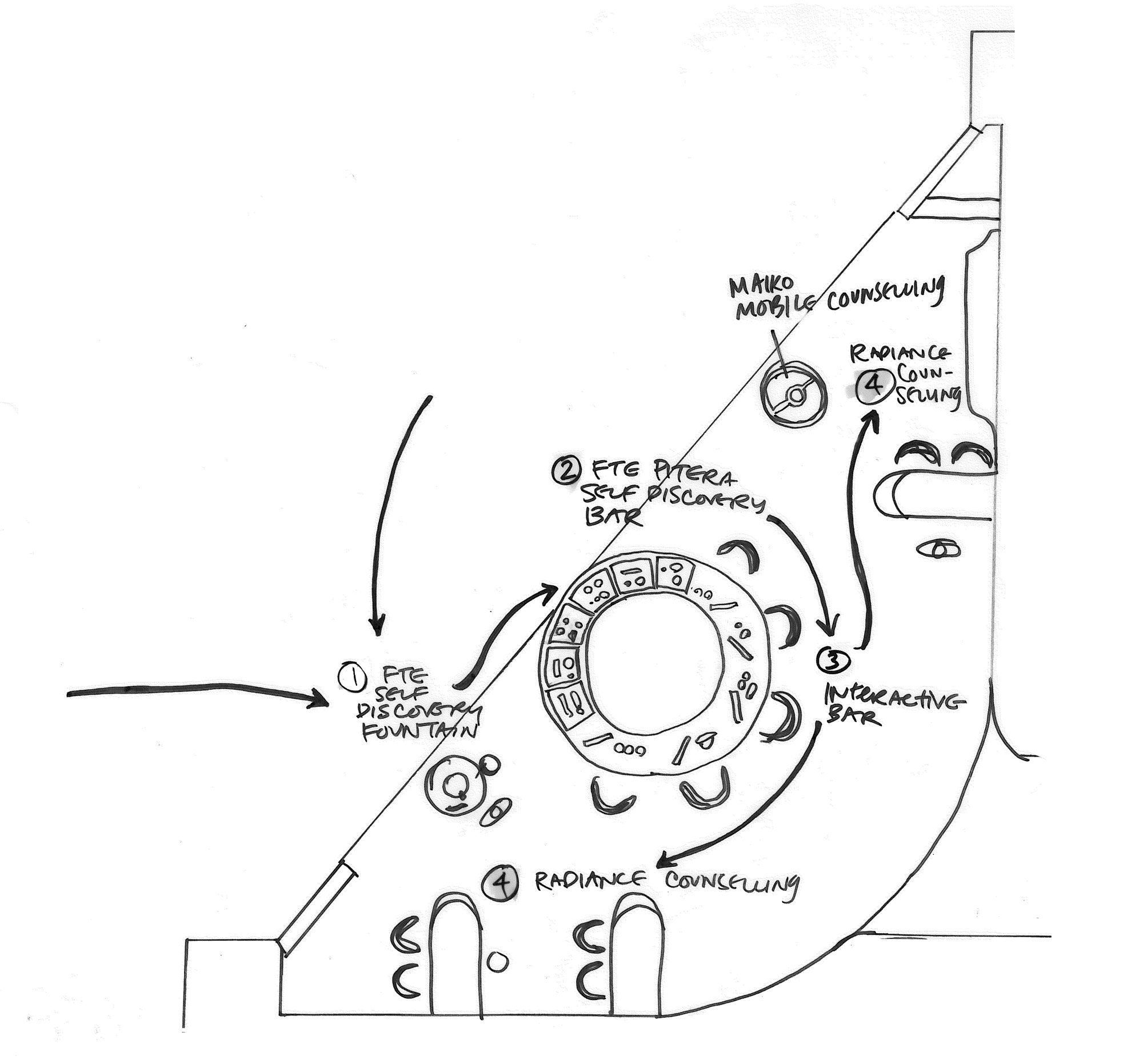 SK-II levels of counselling and flow diagram